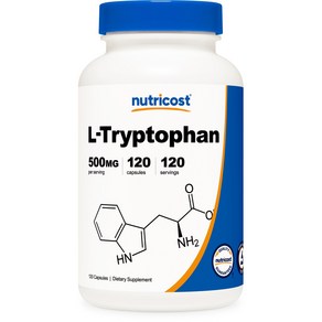 뉴트리코스트 L-트립토판 500mg 캡슐 글루텐 프리