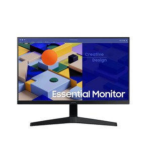 삼성전자 LS24C310 (24형모니터/IPS패널/평면/RGB+HDMI/FHD/스피커 없음/HDMI케이블제공), 60.4cm, LS24C310EAKXKR