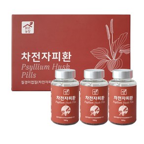 맑은농장 차전자피환 선물세트 (100g x 3병 /1박스) 질경이껍질 차전자피 100%, 1개, 300g