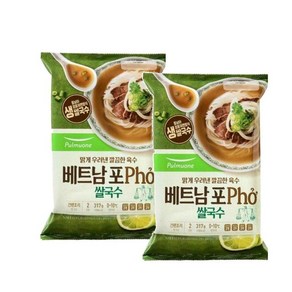 풀무원 베트남 쌀국수 Pho (2인분), 317g, 2개