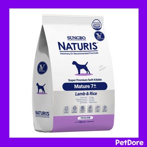 [NEW] 네츄리스 머츄어 7+ 강아지사료 소프트 1.2kg, 1개, 양