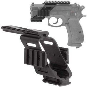 글록 레일 마운트 Tactical Rail Mount Picatinny Rise fo Glock G17 G19 Pistol, 1개