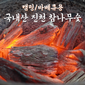 [진천참숯] 국내산 참나무 숯 흑탄 숫 탈취 냄새제거 공기정화용 구이용 캠핑 바베큐 검탄 제습 가습