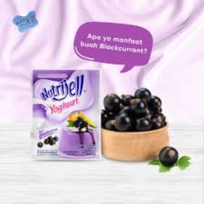 Nutijell 인스턴트 젤리 요거트 파우더 블랙커런트 맛 35 g (2개), 35g, 2개
