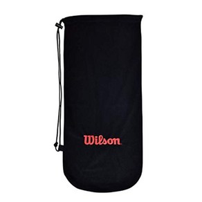 Wilson (윌슨) 테니스 배드민턴 라켓 백 RACKET SOFT COVER (라켓 소프트 커버) 34x75cm 라켓 1 개 수납 가능 블랙 WRZ700200, 1개