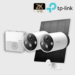 티피링크 Tapo C420S2 Tapo A200 400만화소 스마트 배터리 CCTV 태양광 패널 세트 상품