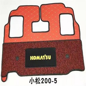 굴삭기 운전실 바닥 매트 Komatsu Pc 567 60 130 2003605678 X, 10) komatsu 200 5 RED