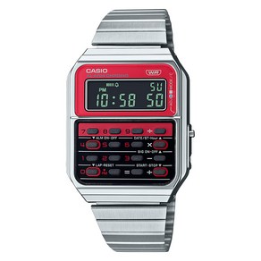 CASIO 카시오 CA-500WE-4B 레트로 계산기 시계