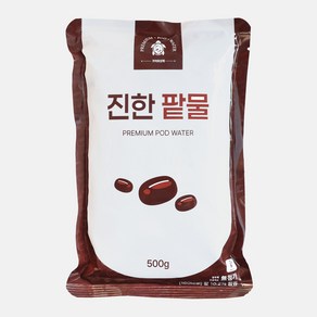 [거북이상회] 진한 팥물 500g 동지팥죽, 3개
