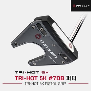 [캘러웨이코리아정품]2023 오디세이 트라이 핫 5K #7 DB 퍼터[남여공용][말렛형][TRI-HOT 5K PISTOL GRIP], 34인치 PISTOL GRIP, 상세 설명 참조, 옵션:34인치 PISTOL GRIP