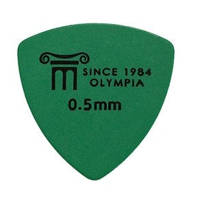 Olympia TOLTEX TRIANGLE 톨텍스 삼각 통기타피크 0.5mm, 1개