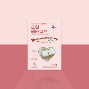 배마마 동태 큐브 수산물, 100g, 1개