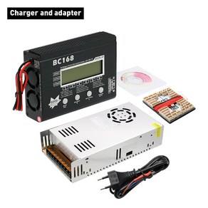 RC 모델용 AOK BC168 1-6S 8A 200W 8000mA 전류 LCD 지능형 디스플레이 밸런스 충전/방전 리포 리튬, 02 Chage And Adapte, 1개