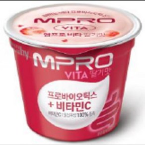 MPRO(컵)딸기맛 한국야쿠르트 90g, 1개