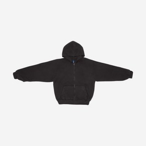 [정품 보증] Yeezy YZY Zip-Up Hoodie Black 이지 YZY 집업 후드 블랙