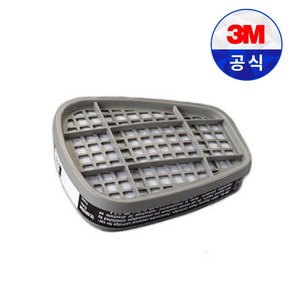 3M 6001K 정화통 필터 방독 면체 마스크 양구형 교체 1조