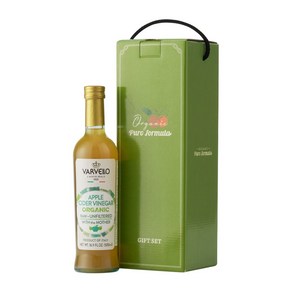 발베로 유기농 애사비 애플 사이다 비니거 사과 식초 선물 세트, 500ml, 1개