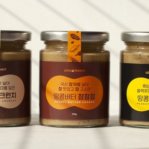 참깨스프레드 / 러브앤피넛 땅콩버터 참참참 [원산지:국산], 1개, 110g