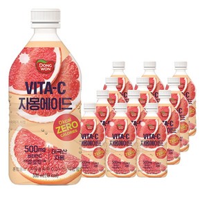 동원 비타C 자몽에이드, 500ml, 24개