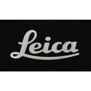 라이카 로고 스티커 LEICA LORO, 실버 3x1.3 cm