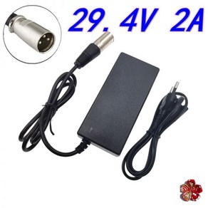 전기자전거 충전기 24V 29.4V 25.2V 25.9V 7S 리튬 배터리 팩에 2A 전자 자전거 미국/EU/UK/AU 플러그 XLR 커넥터