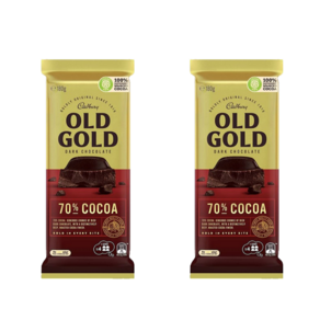 캐드버리 올드 골드 다크 70% 초콜릿 Cadbuy Old Gold Dak 70% Cocoa Chocolate Block, 2개, 180g