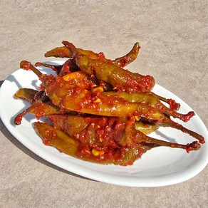 올바른새움푸드 농가수제 삭힌 고추무침 (일반고추), 1개, 500g