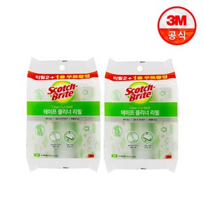 3M 테이프클리너 리필 대형 2+1 스카치브라이트, 2개