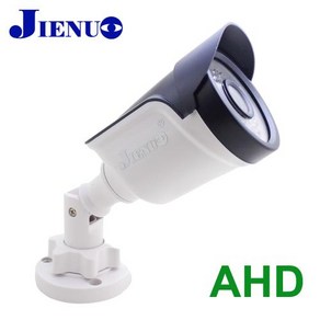 JIENUO AHD 보안 감시 카메라 720P 1080P 4MP 5MP 아날로그 적외선 야간 투시경 CCTV 야외 방수 2mp HD 홈 캠, 1개, 1) 720P - PAL-3.6mm