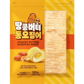 땅콩버터 통오징어, 1개, 200g