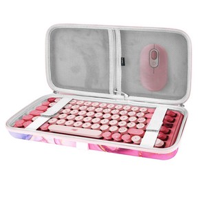 Geekria 75% 키보드 케이스 84키 무선 휴대용 키보드용 하드쉘 여행용 캐링백 POP Keys Mechanical Keychron K2와 호환 가능