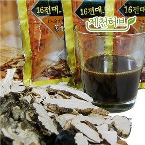 제천허브 16전기력중탕 100mL 한방차 액상차 건강차, 1박스