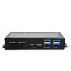 이지넷유비쿼터스 NEXT-7202KVM-4K 2대1 USB HDMI Ver2.0 KVM 스위치 스위칭허브/서버-KVM