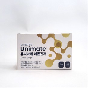 유니시티 유니마테 레몬진져 30포, 6.3g, 30개입, 1개