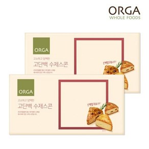 올가 ORGA 고단백 수제스콘 세트(75gx4개) x2세트