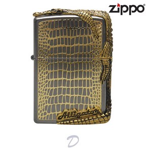 [지포(ZIPPO)] ZIPPO 지포 라이터 Alligato_GD, 상세 설명 참조, 1개