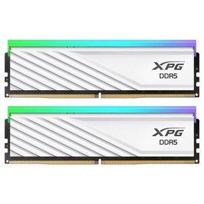 ADATA DDR5-6000 CL30 LANCER BLADE RGB 화이트 패키지 서린 (64GB(32Gx2)), 1