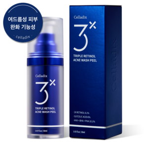 셀라딕스 트리플 트리플 레티놀 아크네 워시 필 모공 아크네스균 항균, 1개, 30ml