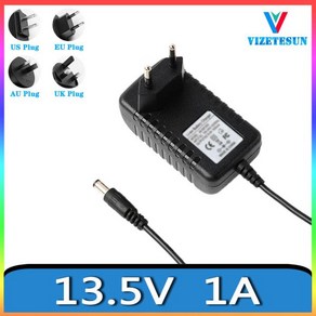 13.5V 1A 노트북 전원 어댑터 13.5V 1000MA DC 조정 전원 코드 5.5*2.1MM, US_13.5V  1A, 1개