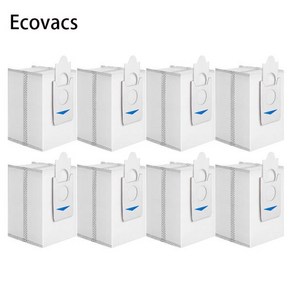 Ecovacs X2 Omni X2 Po X2 부착용 메인 사이드 브러시 커버 헤파 필터 천 먼지 봉투 예비 부품, 한개옵션1