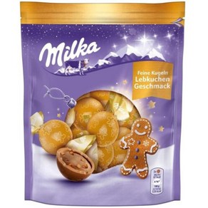 Milka 90g x 6개 Feine Kugeln Lebkuchen Geschmack 초콜릿