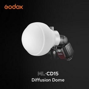 GODOX 고독스 ML-CD15 라운드헤드용 실리콘 화이트돔