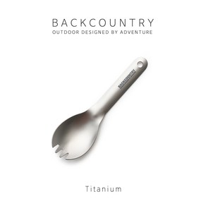 [BACKCOUNTRY] 백컨트리 티타늄 쿡웨어 (종합) / 코펠/라이스쿠커/컵/스푼/젓가락/플레이트/싱글쿠커/600ml/900ml/접시/식기류, 5.스몰 스포크, 1개