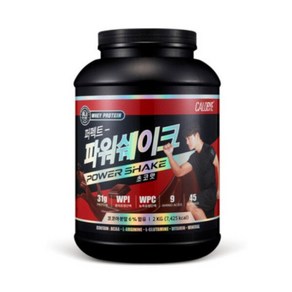 칼로바이 퍼펙트파워쉐이크 2kg 프로틴 단백질보충제 초코맛, 1개