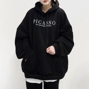 [4XL 3COLOR] 피카소 빅 후드티 (기모ve.) 55~99까지 빅사이즈 오버사이즈 남여공용 홈웨어 박스 후드