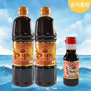 [공식] 홍일 홍게맛장골드 900ml 2개입 증정 레드200ml 편스토랑 김재중 장민호 맛간장 홍게맛간장 홍게간장 W.A.T.B