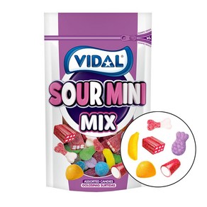 VIDAL 사우어미니믹스 젤리, 180mg, 2개