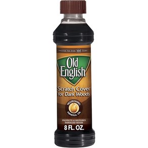 올드 잉글리쉬 스크레치 커버 & 어두운 목재용 오일 (Dark) Old English Scratch Cover Liquid Dark Wood 8 fl oz