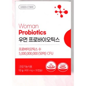 그린스토어 우먼 프로바이오틱스 12g(400mg x 30캡슐), 30정, 1개