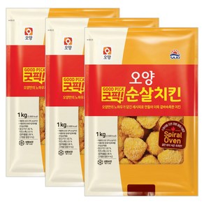 [현대프리마켓] 사조오양 굿픽 순살치킨, 1kg, 3개